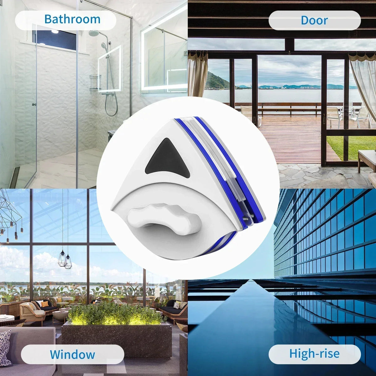 DadMode-Magnetic Double-Sided Window Cleaner
