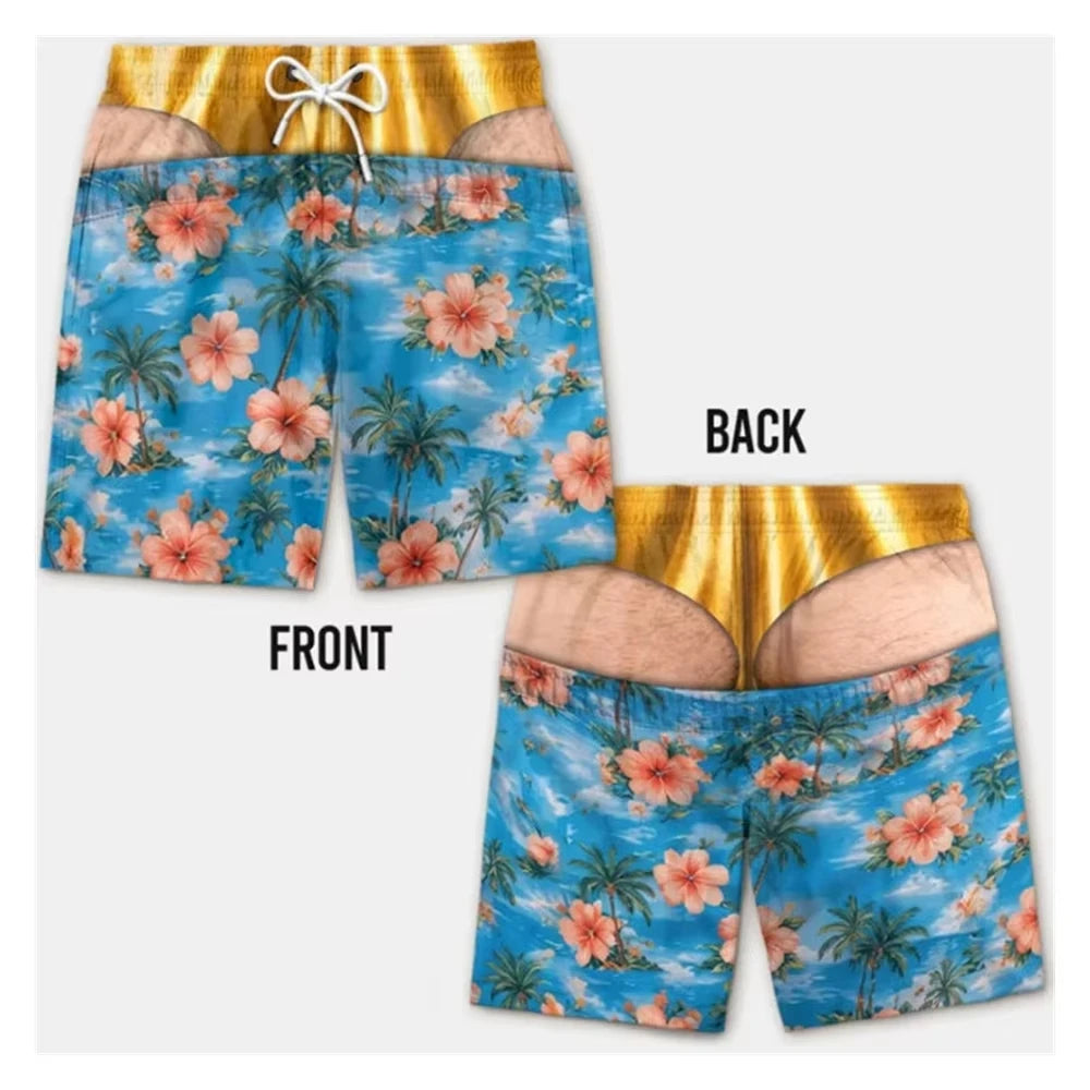 DadMode Men Flag Swim Shorts