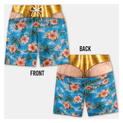 DadMode Men Flag Swim Shorts