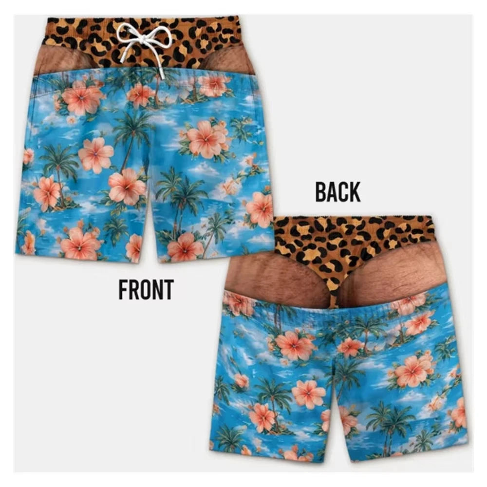 DadMode Men Flag Swim Shorts