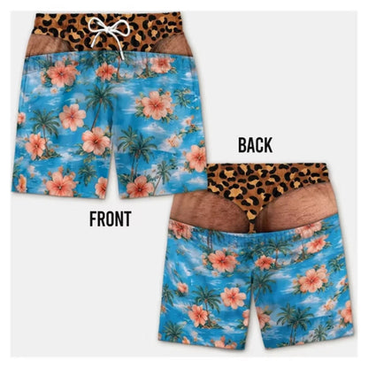DadMode Men Flag Swim Shorts
