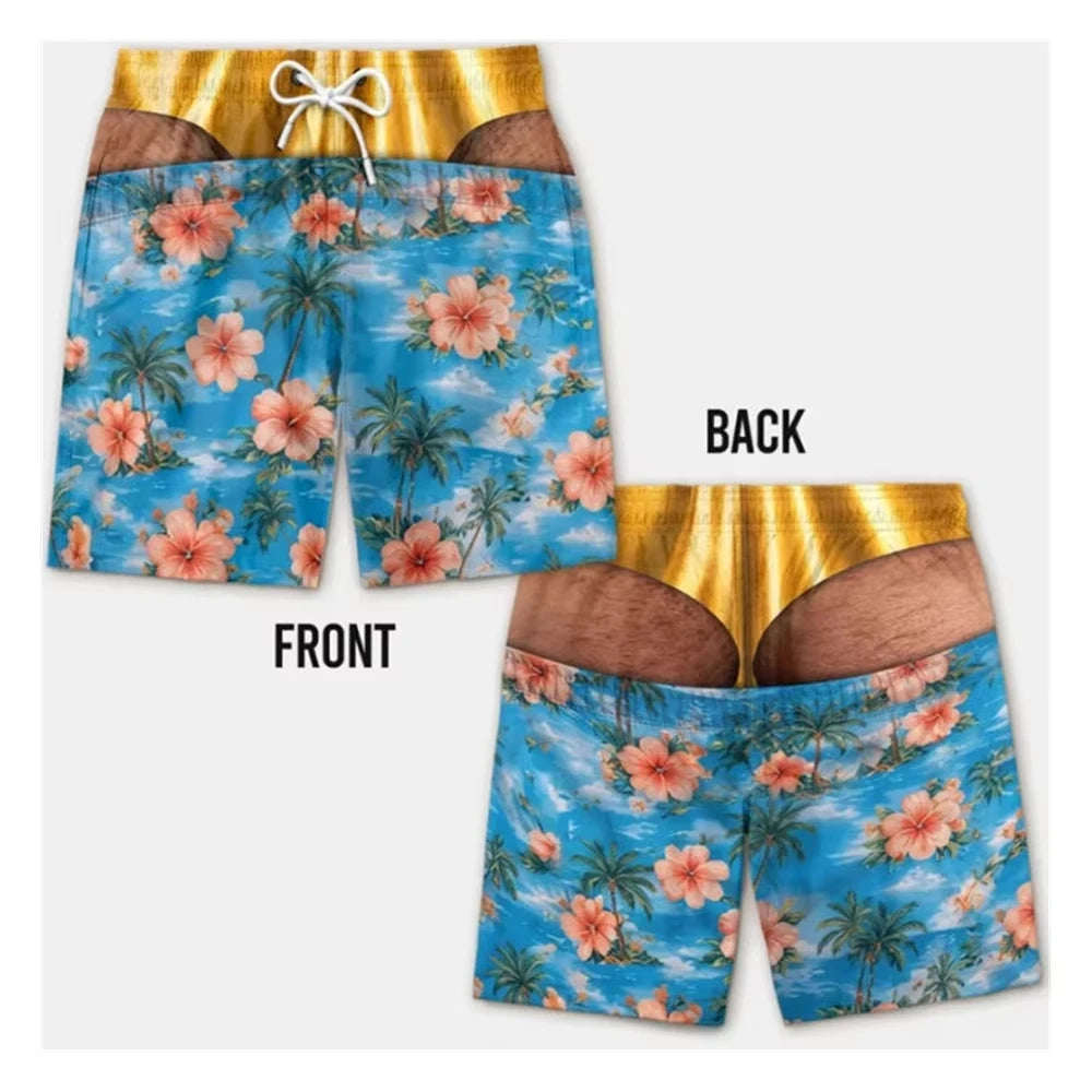 DadMode Men Flag Swim Shorts