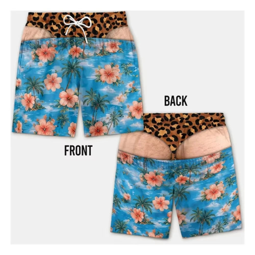 DadMode Men Flag Swim Shorts