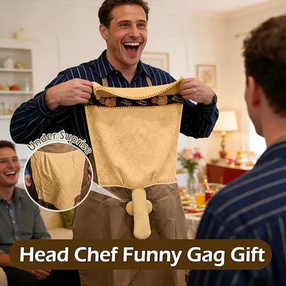 DadMode Funny Prank Apron – Hilarious Cooking Gift for Men