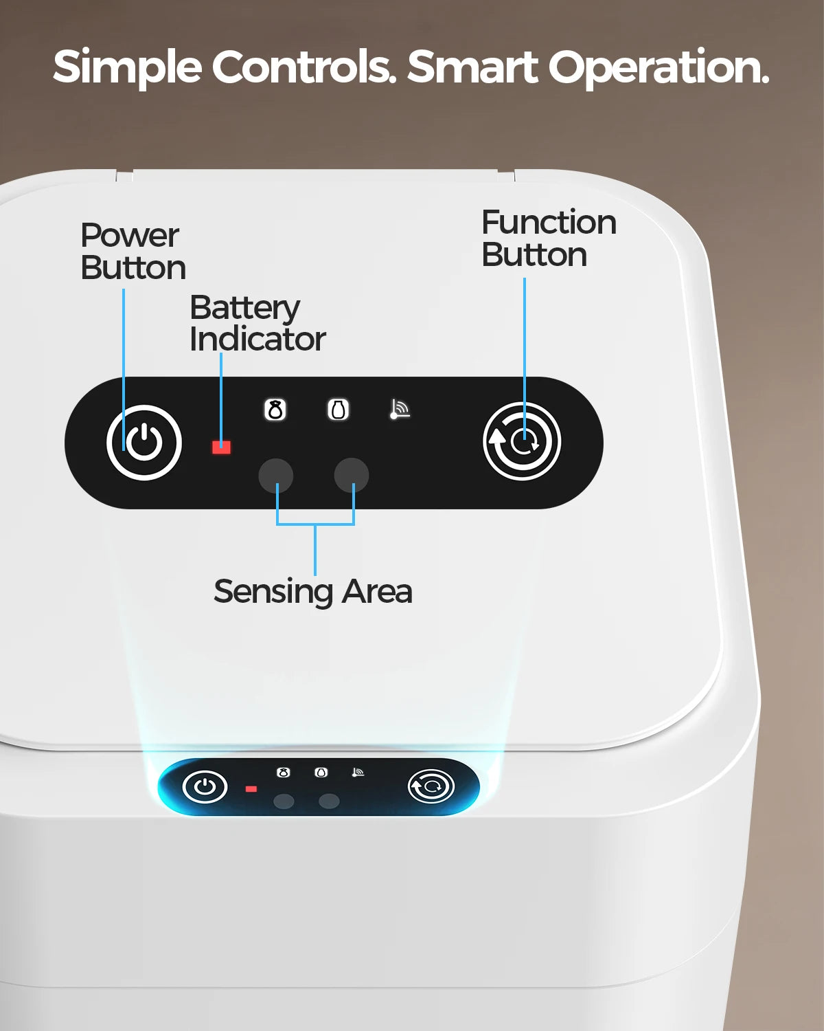 DadMode-Smart Motion Sensor Trash Can