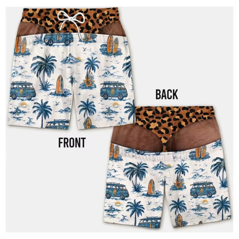 DadMode Men Flag Swim Shorts
