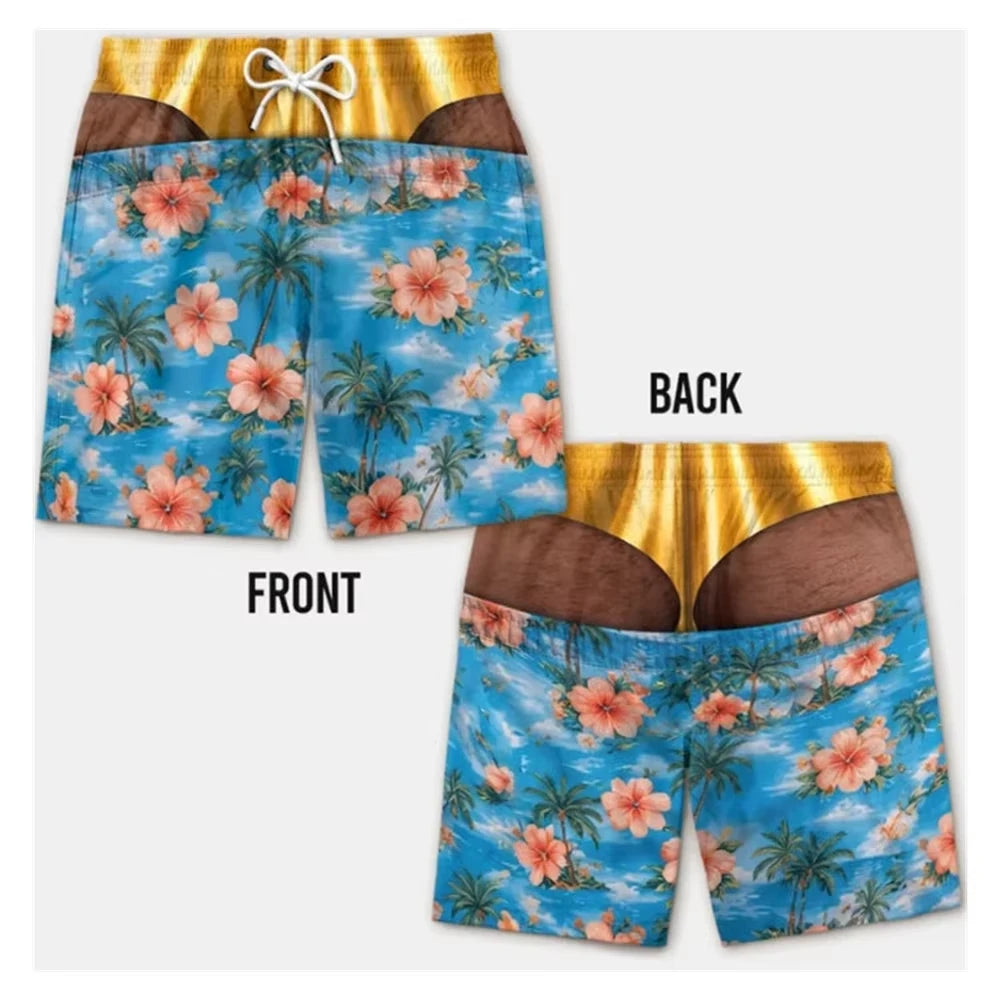 DadMode Men Flag Swim Shorts