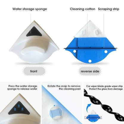 DadMode-Magnetic Double-Sided Window Cleaner