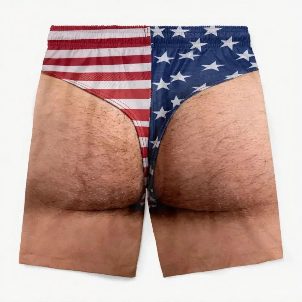 DadMode Men Flag Swim Pants