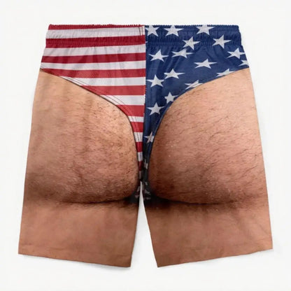 DadMode Men Flag Swim Pants