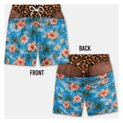 DadMode Men Flag Swim Shorts
