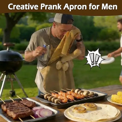 DadMode Funny Prank Apron – Hilarious Cooking Gift for Men